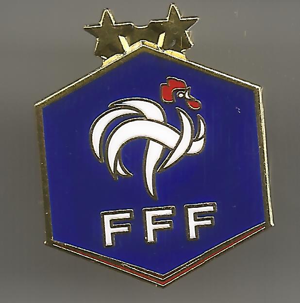 Pin Fussballverband Frankreich 2 Sterne NEU